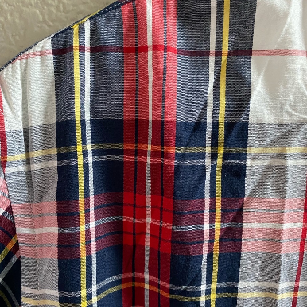 French Connection Plaid Button Down Shirt Long Sl… - image 3